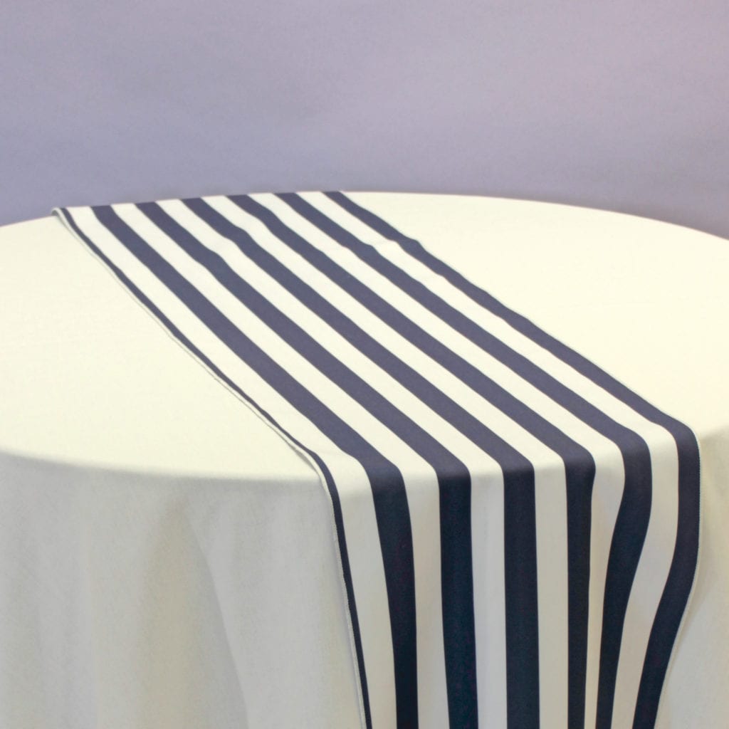 Navy Classic Stripe Runner - 20 x 25' main image 0